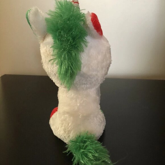 TY Beanie Boos CANDY CANE 6" HOLIDAY UNICORN F1 - Picture 5 of 5